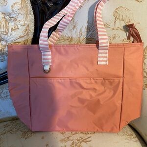 Stylish Peach Tote Bag Lunch